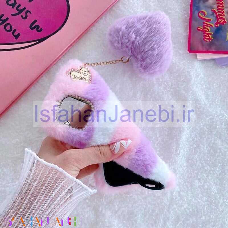 اصفهان جانبی-قاب پشمالو پوم پوم دار Samsung Galaxy A30s / A50s