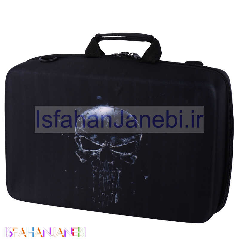 اصفهان جانبی-کیف کنسول بازی PS5 Slim طرح اسکلت کد 3