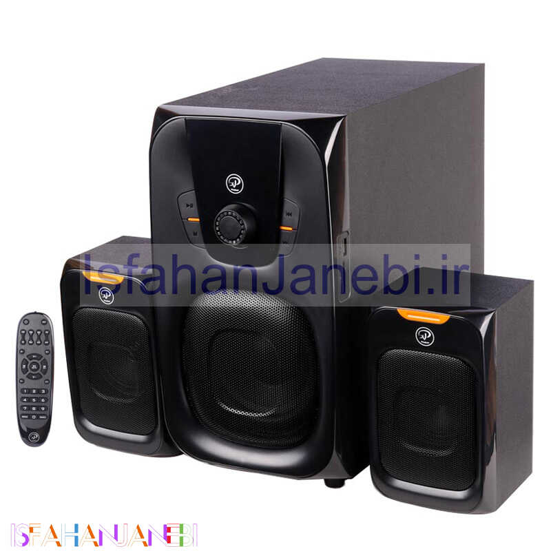 اصفهان جانبی-اسپیکر بلوتوثی رم و فلش خور XP XP-AC703E + ریموت کنترل