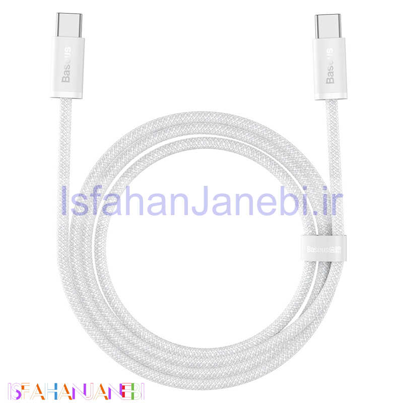 اصفهان جانبی-کابل تبدیل فست شارژ Baseus CALD0002 Type-C to Type-C 5A 100W 1m