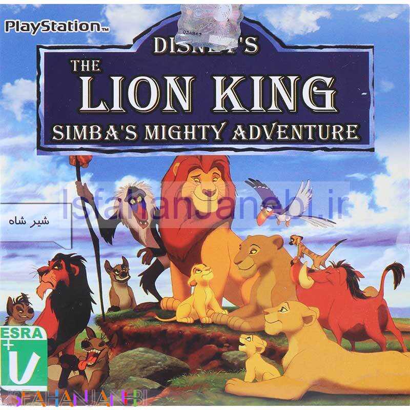 اصفهان جانبی-بازی The Lion King Simba’s Mighty Adventure لوح زرین مناسب برای PS1