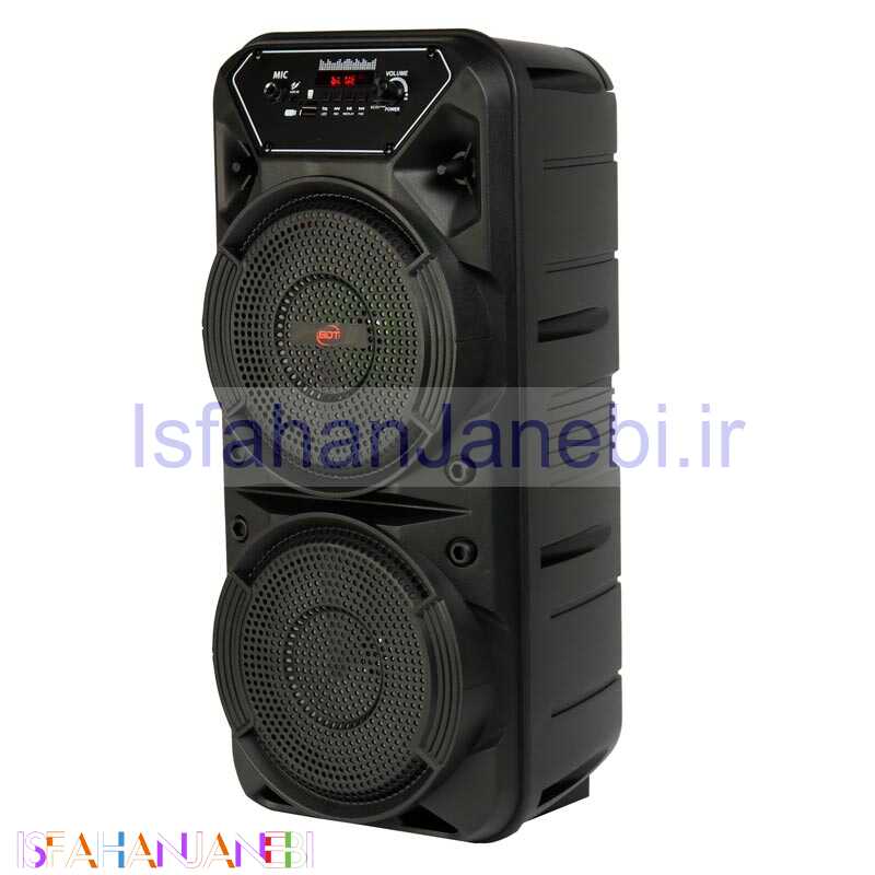 اصفهان جانبی-اسپیکر چمدانی بلوتوثی رم و فلش خور BDT BD-6639