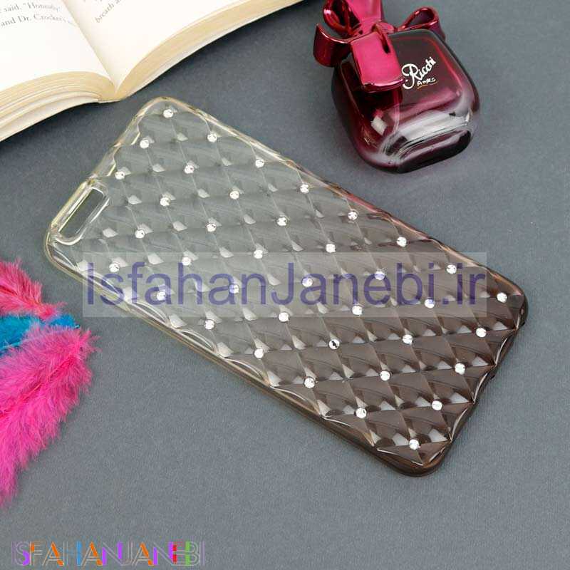 اصفهان جانبی-قاب ژله ای نگین دار iPhone 6 Plus / 6s Plus