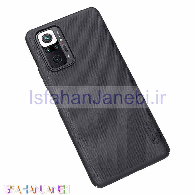 اصفهان جانبی-قاب اورجینال ضدضربه Super Frosted نیلکین Xiaomi Redmi Note 10 Pro مشکی