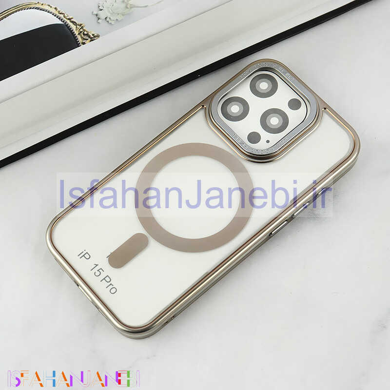 اصفهان جانبی-قاب PC Focus Pixels مگ سیف Vip Max آیفون iPhone 15 Pro