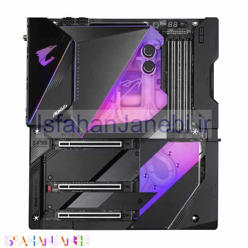 اصفهان جانبی-مادربرد گیگابایت AORUS XTREME WATERFORCE Z490 DDR4