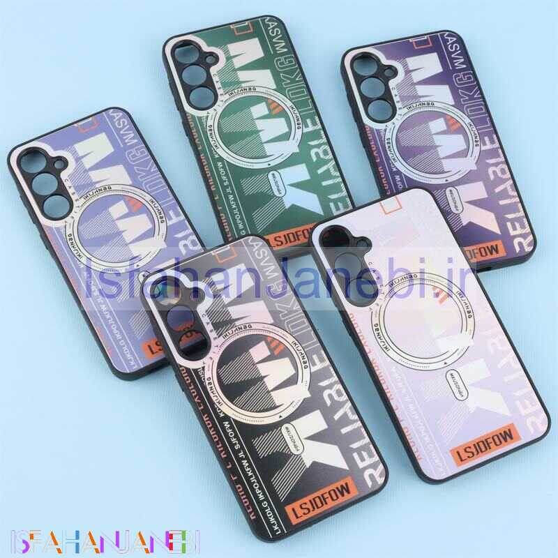 اصفهان جانبی-قاب PC مگ سیف طرح دار MWK محافظ لنزدار Samsung Galaxy A55