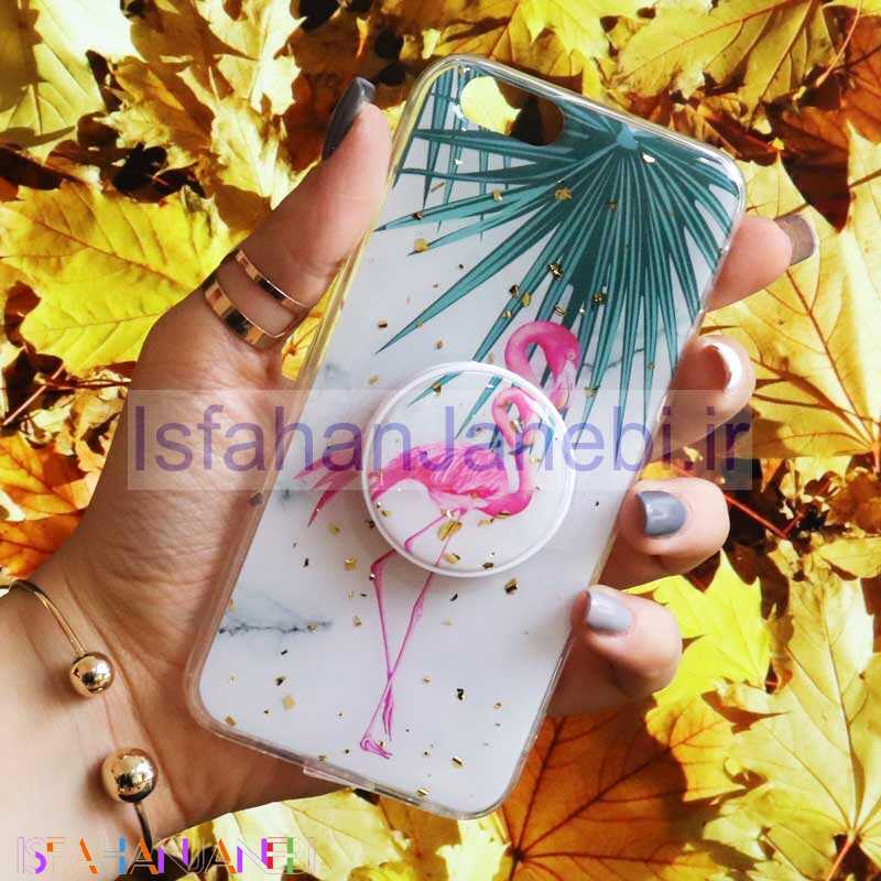 اصفهان جانبی-قاب رنگین کمانی پاپ سوکت دار خرچنگی کد3 آیفون 6/6s