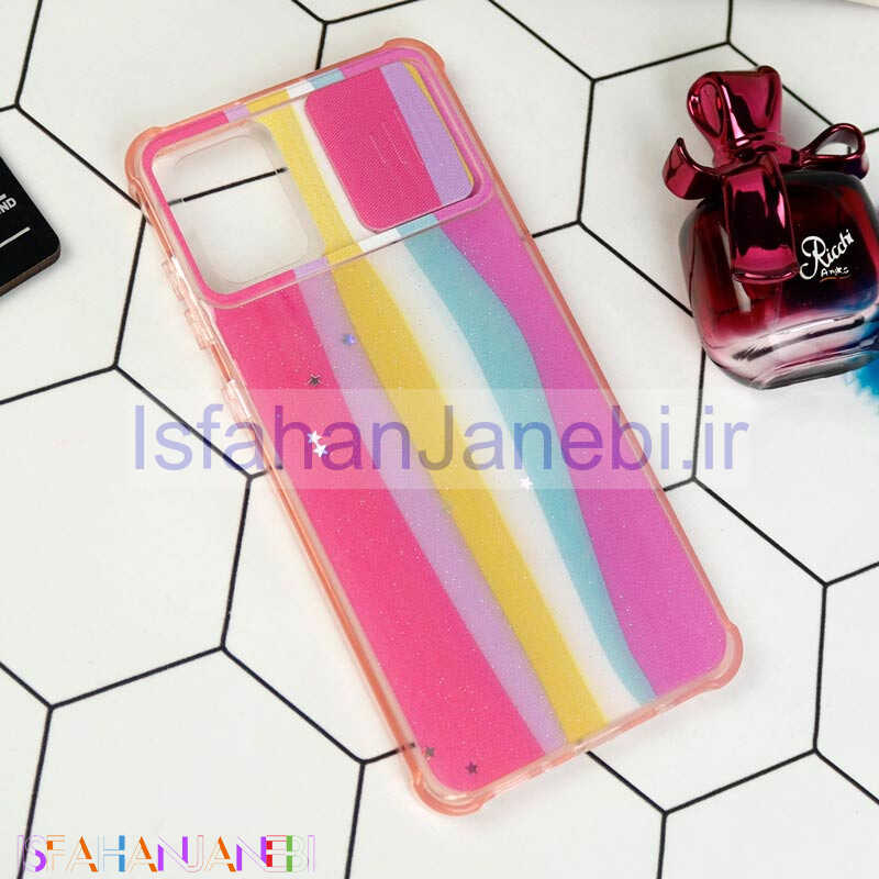 اصفهان جانبی-قاب طرحدار محافظ لنزدار کشویی ایربگ دار Samsung Galaxy A71