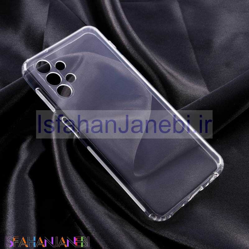 اصفهان جانبی-قاب ژله ای ساده بی رنگ محافظ لنزدار Samsung Galaxy A13 4G