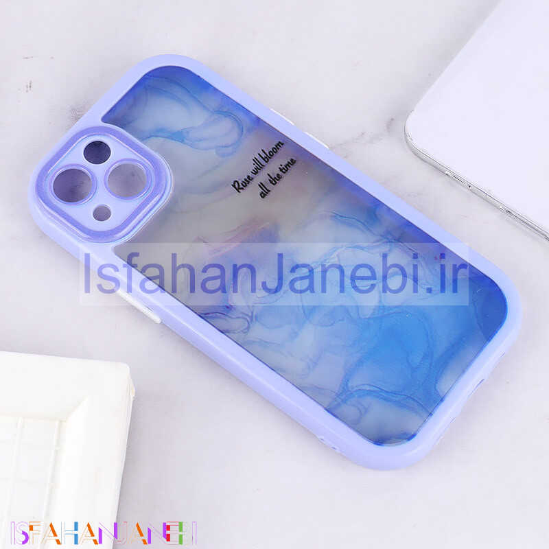 اصفهان جانبی-قاب آبرنگی ابر و بادی Vip Max آیفون iPhone 13 محافظ لنزدار