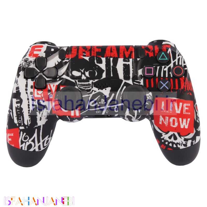 اصفهان جانبی-دسته بازی بی سیم SONY PlayStation 4 DualShock 4 High Copy طرح Live Now