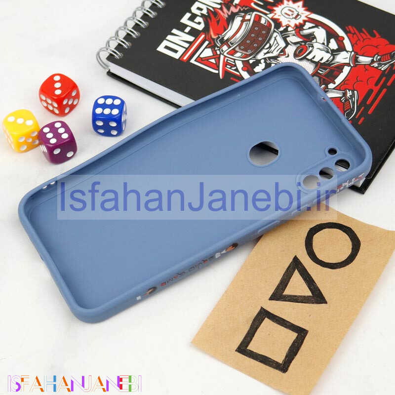 اصفهان جانبی-قاب سیلیکونی محافظ لنزدار طرح اسکویید گیم Samsung Galaxy A11 کد 13