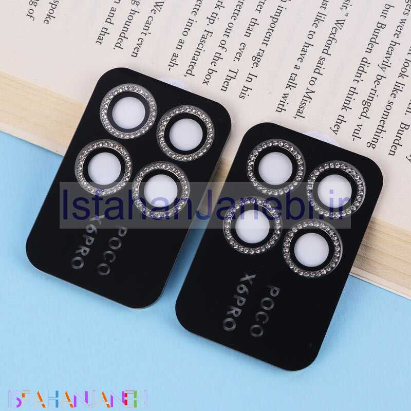 اصفهان جانبی-محافظ لنز رینگی نگین دار Camera Film شیائومی Poco X6 Pro