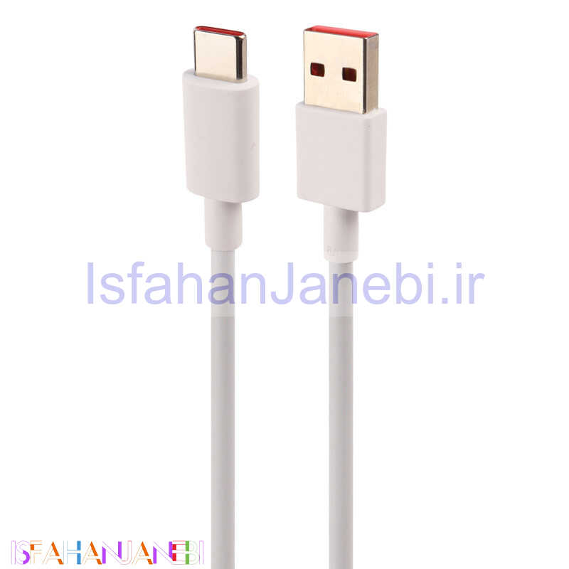 اصفهان جانبی-کابل تایپ سی فست شارژ Xiaomi 6A 120W 1m اوریجینال