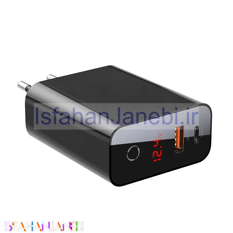 اصفهان جانبی-شارژر دیواری فست شارژ Baseus CCFSEU907-01 QC3