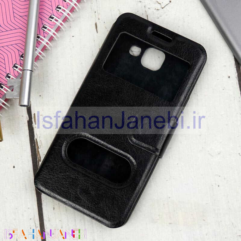 اصفهان جانبی-کیف کلاسوری Rexer سامسونگ Samsung Galaxy A3 2016 مشکی