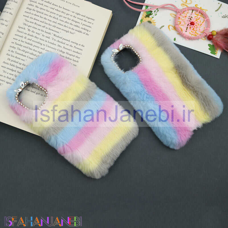 اصفهان جانبی-قاب پشمالو رنگین کمانی آیفون iPhone 13