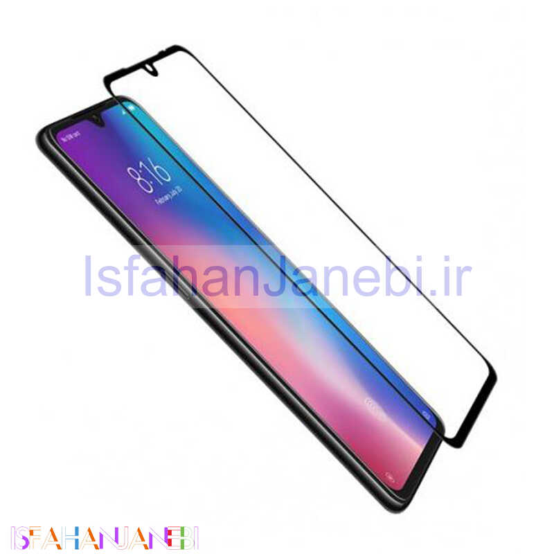 اصفهان جانبی-گلس تمام چسب Xiaomi Mi 9 SE مشکی