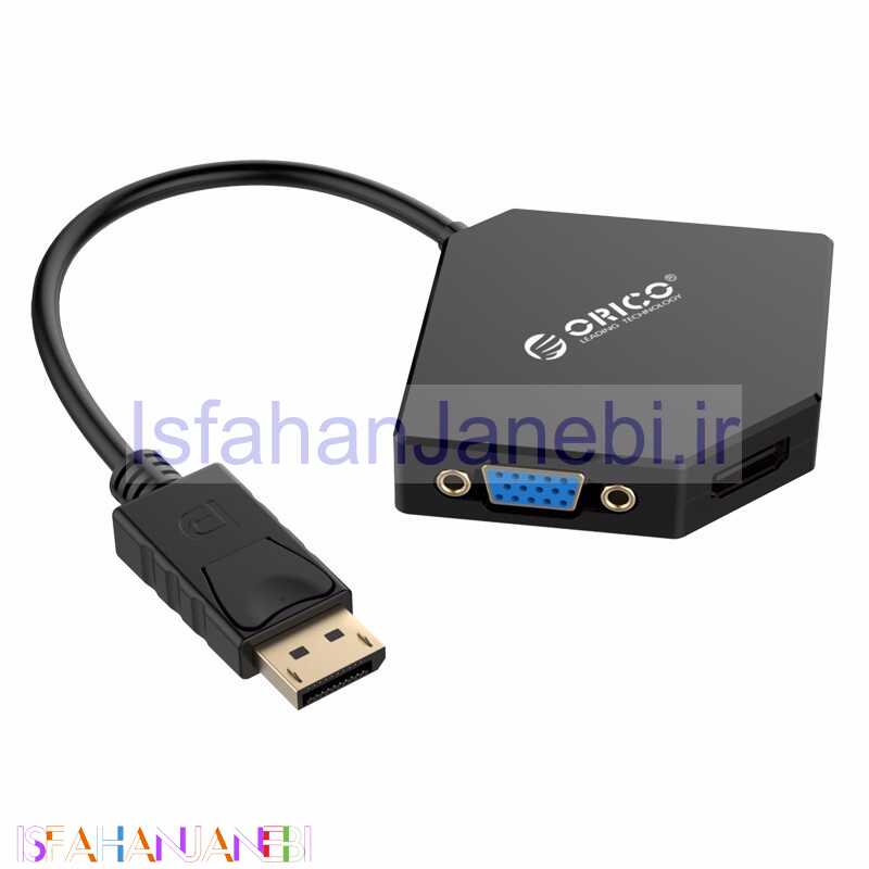 اصفهان جانبی-تبدیل Orico DPT-HDV3 Display to HDMI/DVI/VGA