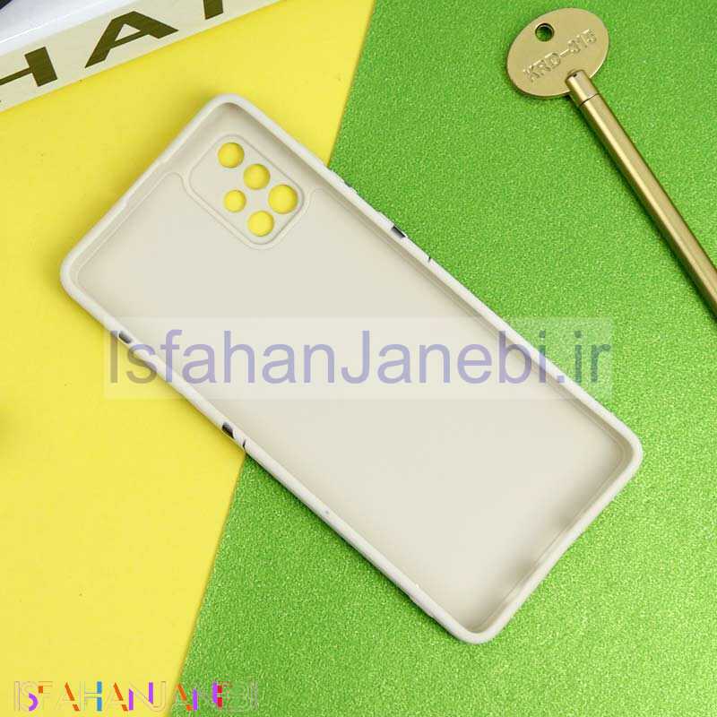 اصفهان جانبی-قاب سیلیکونی محافظ لنزدار طرح قلب Samsung Galaxy A71