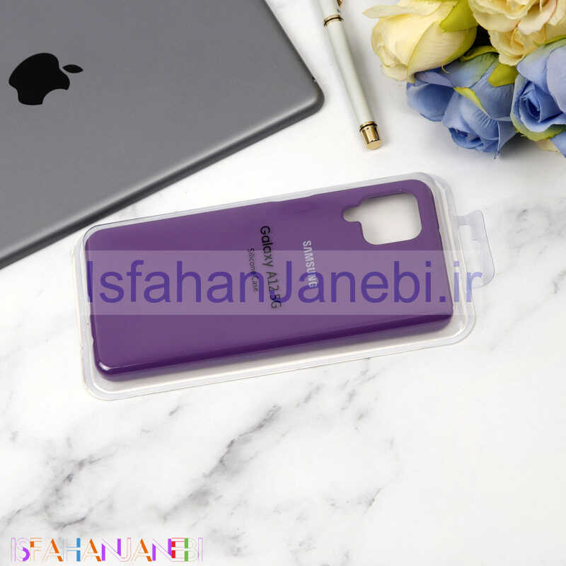 اصفهان جانبی-قاب سیلیکونی اصلی زیر بسته Samsung Galaxy A12