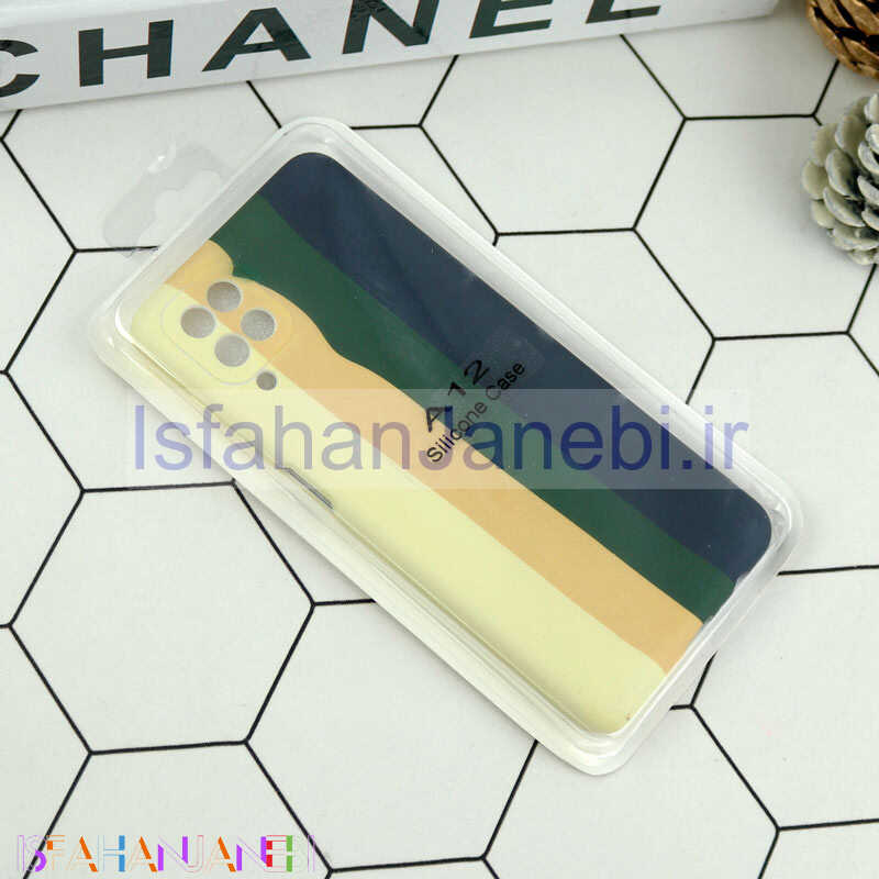 اصفهان جانبی-قاب محافظ لنزدار سیلیکونی رنگین کمانی Highcopy سامسونگ A12