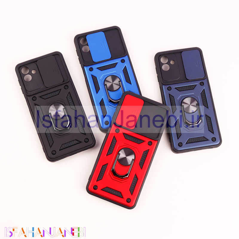 اصفهان جانبی-قاب ضد ضربه محافظ لنزدار کشویی هولدر دار بتمن Samsung Galaxy A04