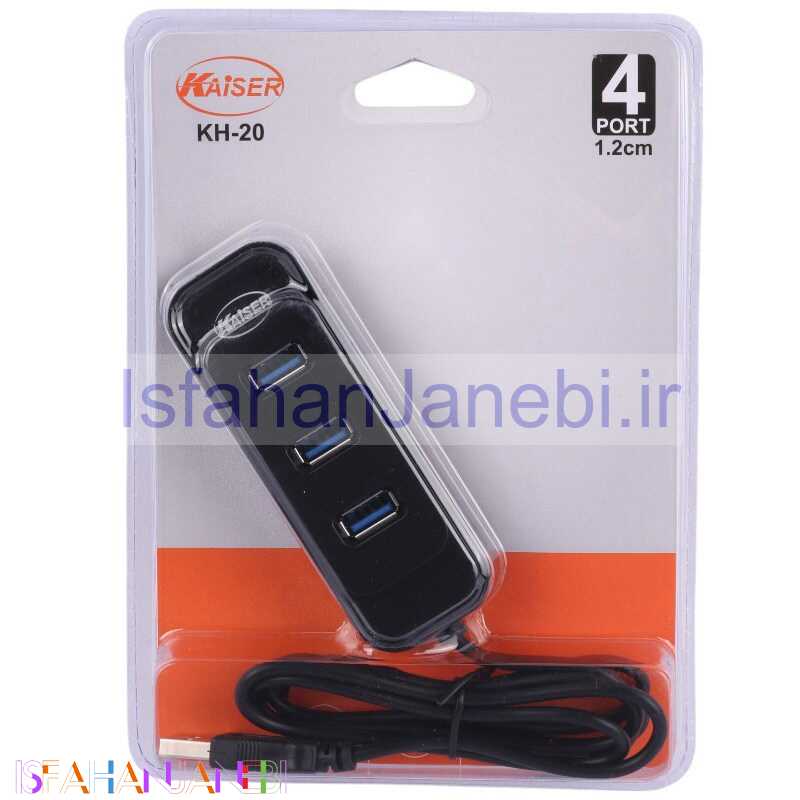 اصفهان جانبی-هاب 4 پورت USB 3.0 کایزر KH-20