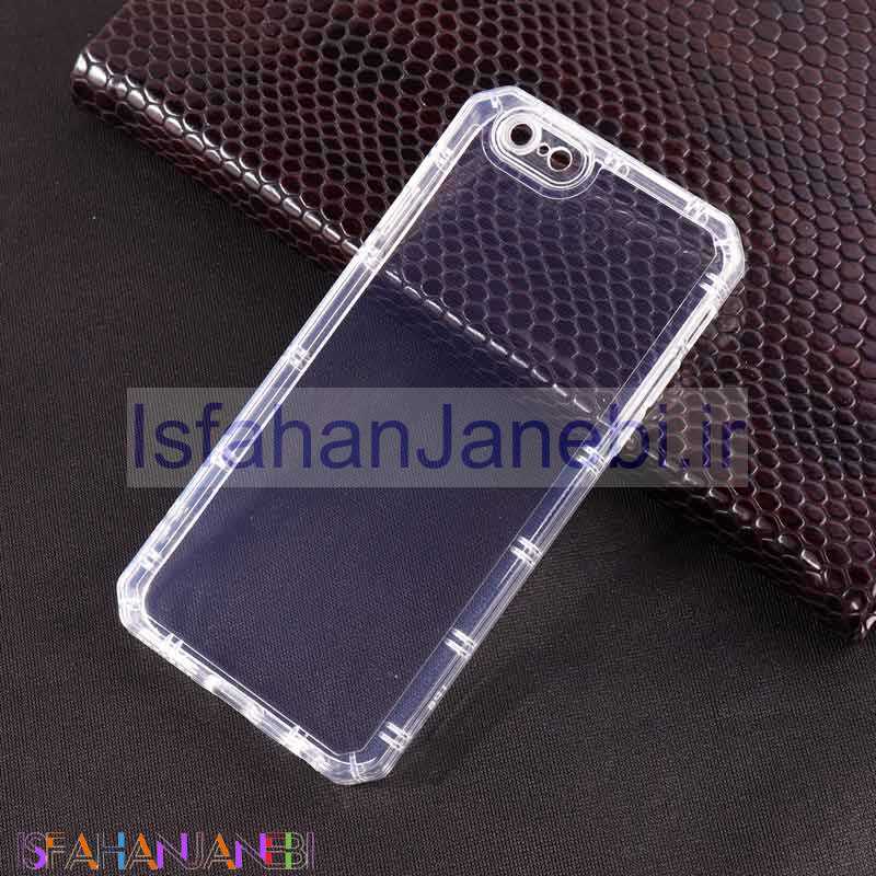 اصفهان جانبی-قاب ژله ای بی رنگ محافظ لنزدار iPhone 6 / 6s