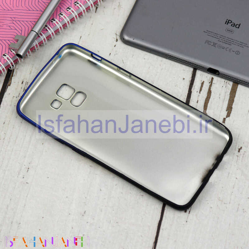 اصفهان جانبی-قاب دو رنگ Samsung Galaxy A7 2018 آبی مشکی