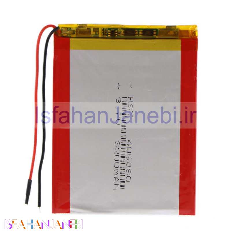 اصفهان جانبی-باتری لیتیوم 3200mAh 60*80*3mm
