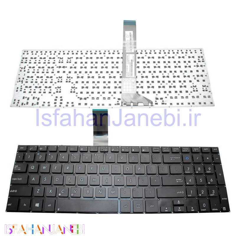 اصفهان جانبی-کیبورد لپ تاپ ایسوس Asus K551 بدون فریم مشکی