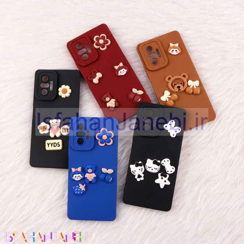 اصفهان جانبی-قاب فانتزی عروسکی Pro Camera محافظ لنزدار Xiaomi Redmi Note 10 Pro