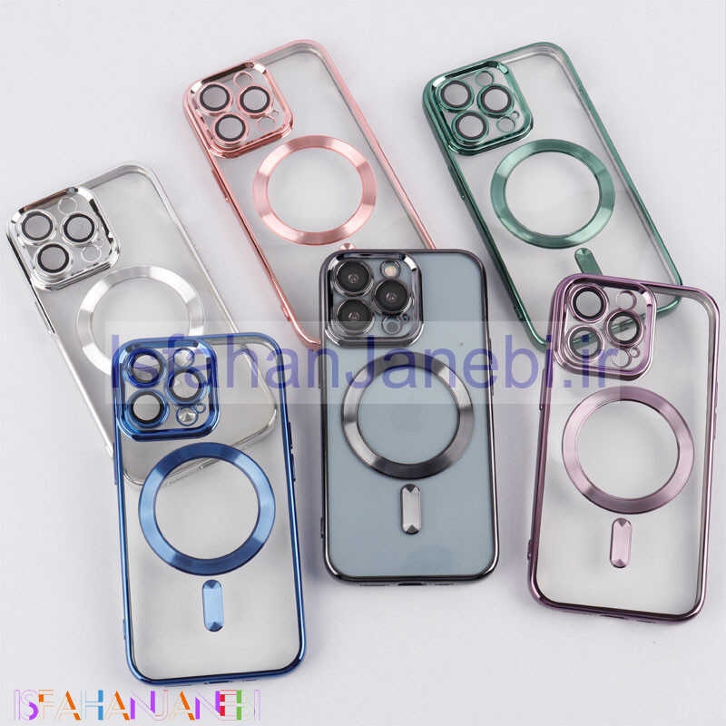 اصفهان جانبی-قاب شفاف MagSafe ژله ای محافظ لنزدار iPhone 13 Pro
