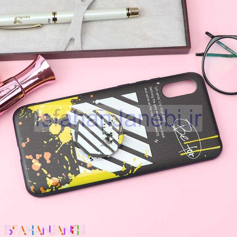 اصفهان جانبی-قاب فانتزی برجسته + پاپ سوکت کد18 شیائومی Redmi 9A