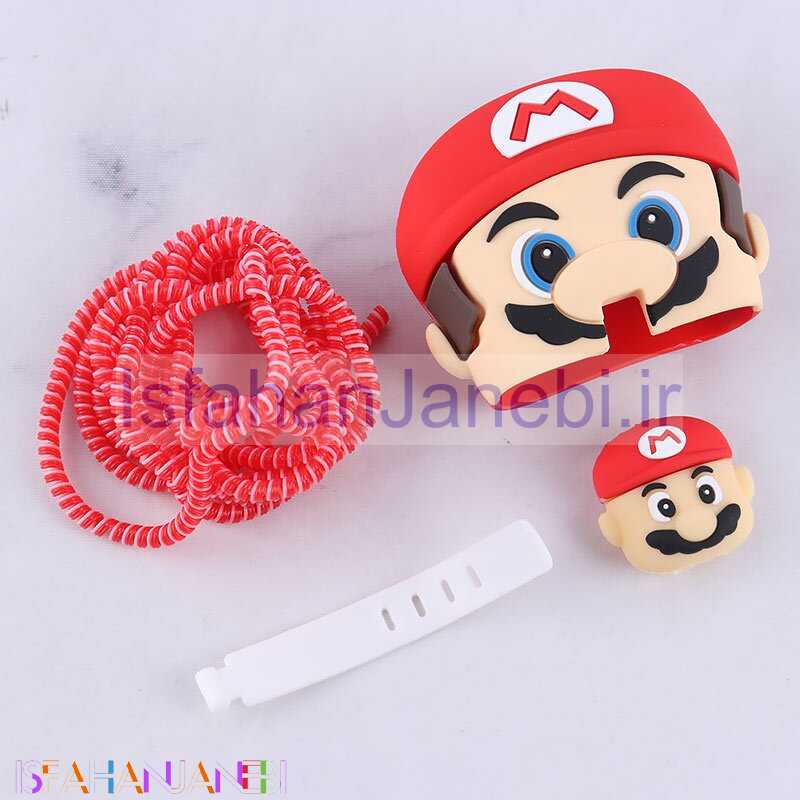 اصفهان جانبی-ست محافظ کابل و کلگی شارژر سامسونگ طرح ماریو