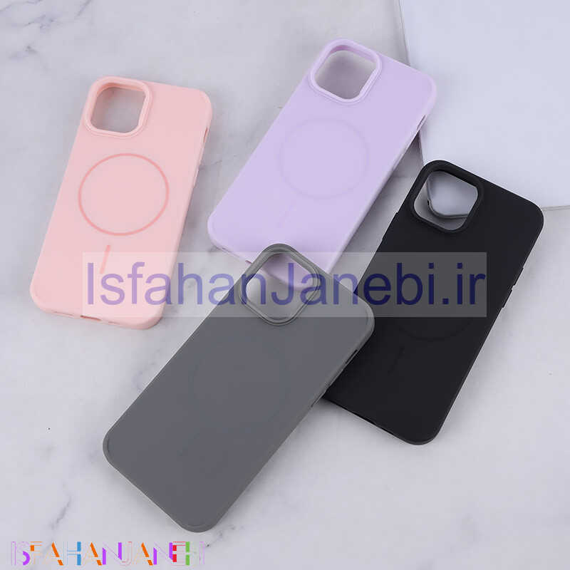 اصفهان جانبی-قاب سیلیکونی ژله ای مگ سیف آیفون iPhone 12 / 12 Pro