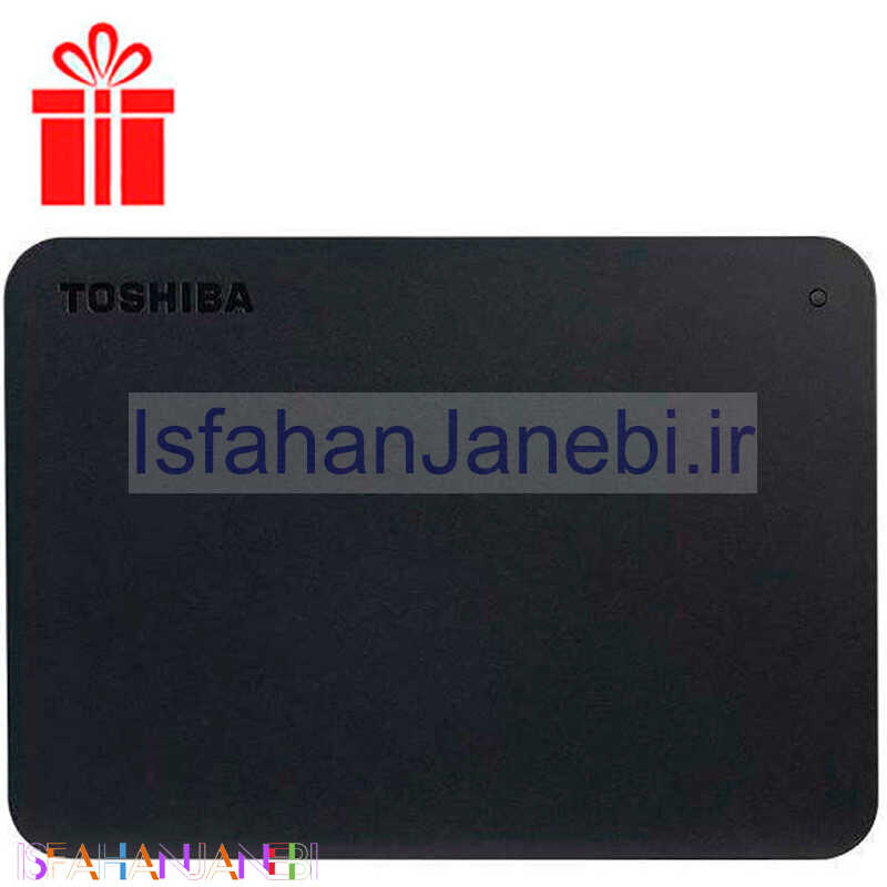 اصفهان جانبی-هارد اکسترنال توشیبا Toshiba Canvio Basics 1TB + هدیه کیف هارد