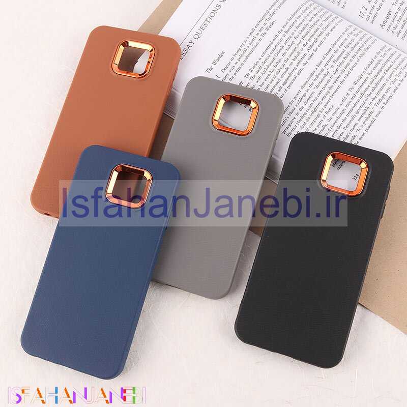 اصفهان جانبی-قاب چرمی ژله ای سامسونگ Galaxy J4 Plus دور محافظ متال