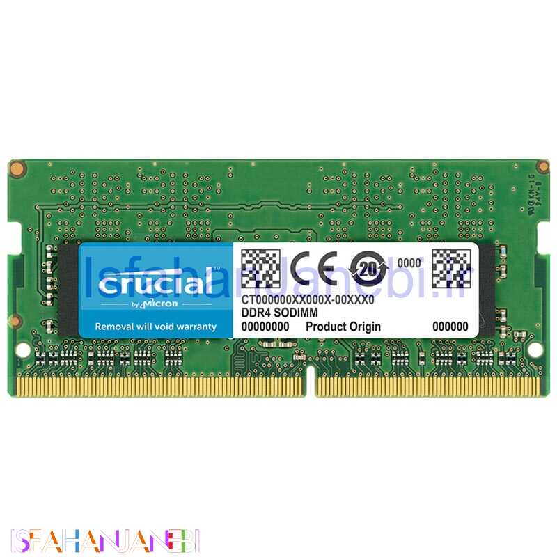 اصفهان جانبی-رم لپ تاپ کورشیال Curcial DDR4 4GB 2666MHz CL19