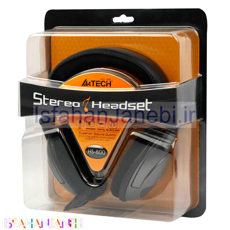 اصفهان جانبی-هدست سیم دار A4tech HS-800