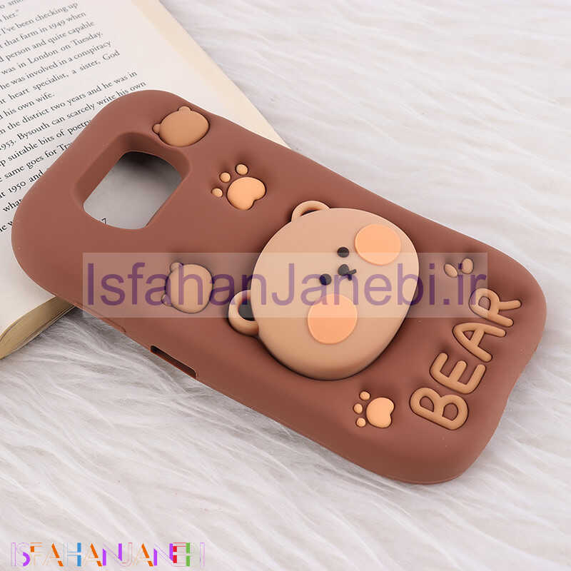 اصفهان جانبی-قاب سیلیکونی شیائومی Poco X3 / X3 NFC / X3 Pro پاپ سوکت دار طرح Bear