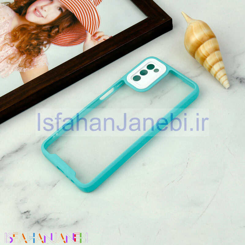 اصفهان جانبی-قاب ضد ضربه پشت شفاف Qsels محافظ لنزدار Samsung Galaxy A03s / A02s