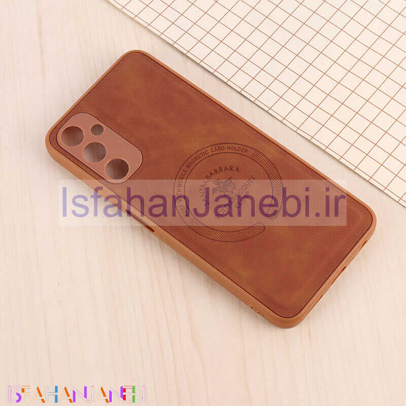 اصفهان جانبی-قاب چرمی Polo & Racquet Club سامسونگ Galaxy A05s طرح مگ سیف محافظ لنزدار