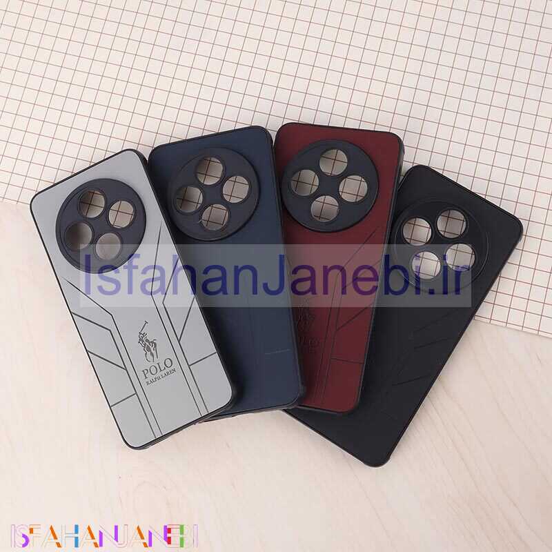 اصفهان جانبی-قاب چرمی Polo Ralph Laren شیائومی Redmi 14C / Poco C75 طرح دار محافظ لنزدار