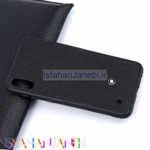 اصفهان جانبی-قاب چرمی Mont Blanc سامسونگ A10 مشکی سری B
