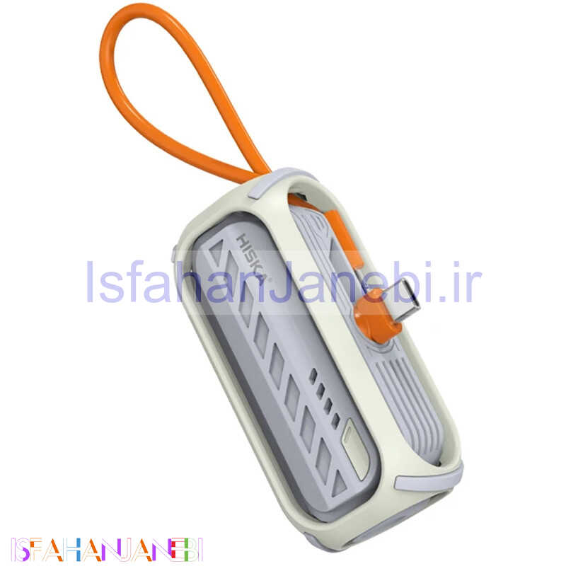 اصفهان جانبی-پاور بانک فست شارژ هیسکا HP130 QC PD 18W ظرفیت 5000 میلی آمپر ساعت