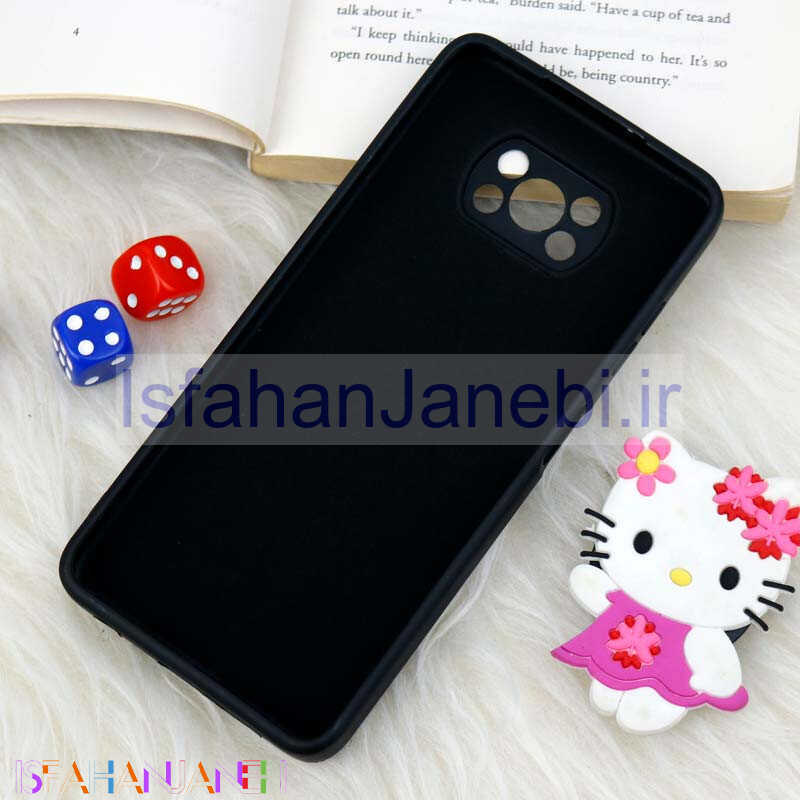 اصفهان جانبی-قاب سیلیکونی عروسکی محافظ لنزدار طرح Boss Cat شیائومی Xiaomi Poco X3