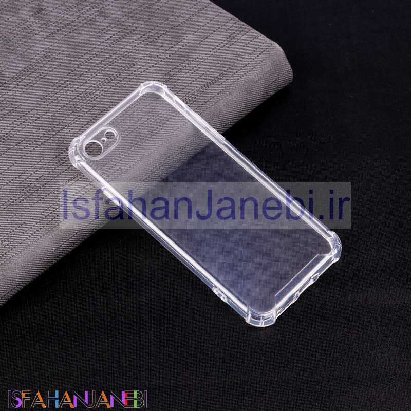 اصفهان جانبی-قاب ژله ای ضربه گیر بی رنگ محافظ لنزدار iPhone 7 / 8 / SE 2020